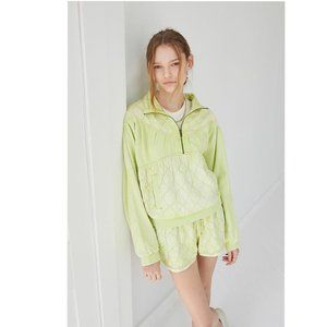 Out From Under Urban Outfitters Phoenix Quilted Half-Zip Sweatshirt Top M